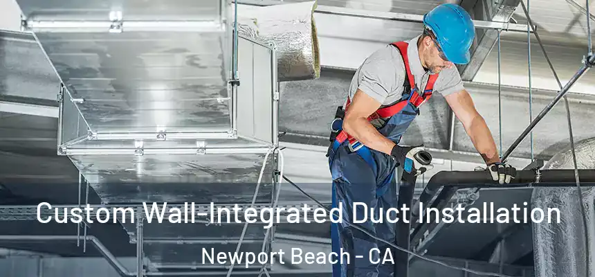 Custom Wall-Integrated Duct Installation Newport Beach - CA